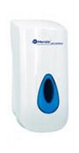 Дозатор жидкого мыла MINI MERIDA-TOP (синяя, серая капля, 400мл)
